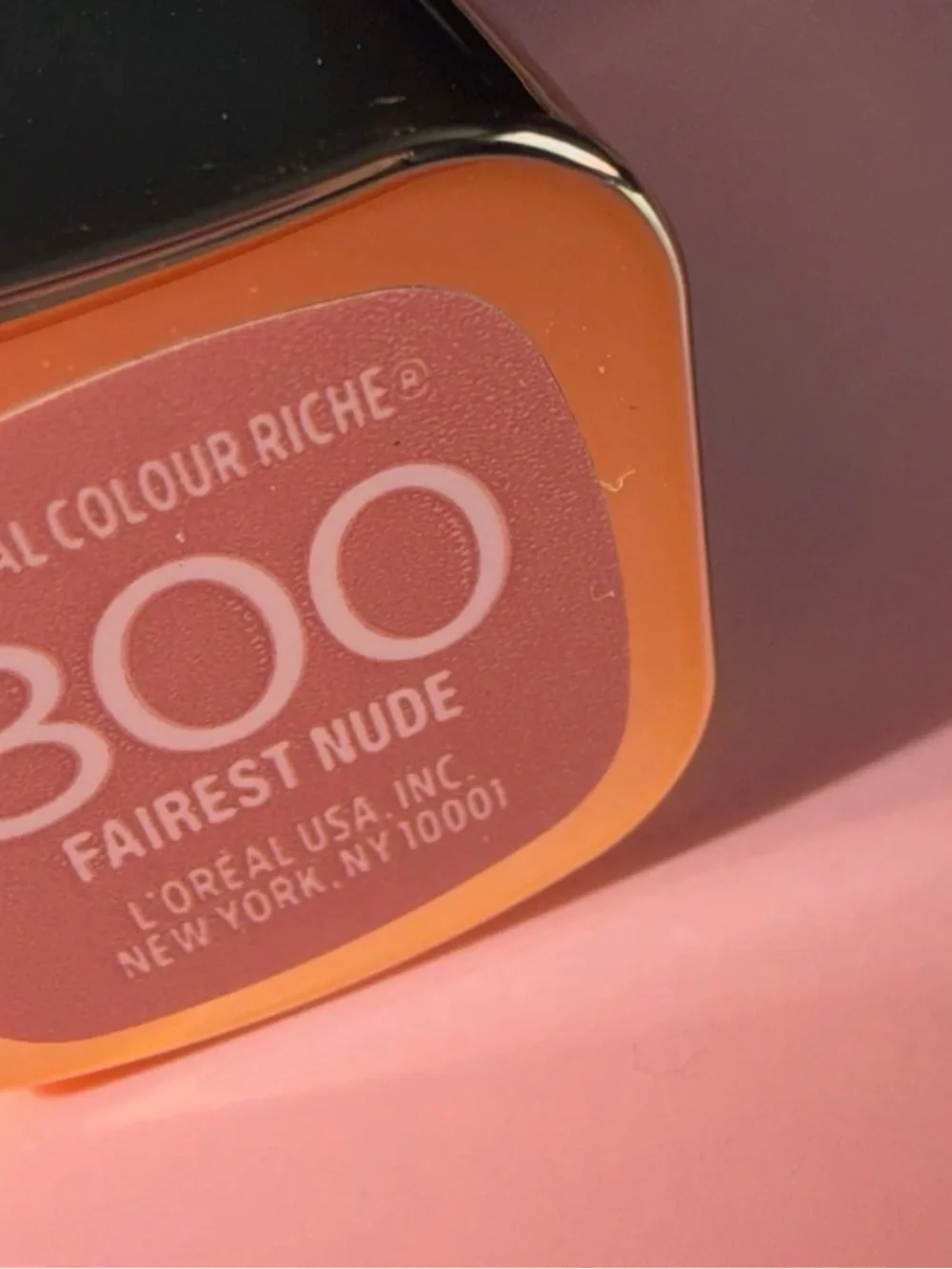Loreal Fairest Nude lipstick
